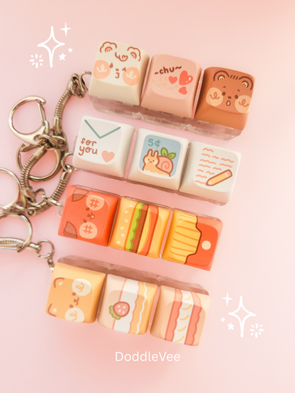 Keycap Keychains