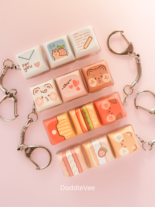 Keycap Keychains