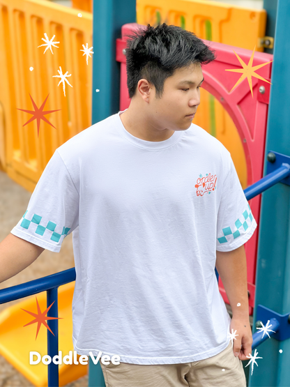 Deli Dog Diner Checkered T-shirt