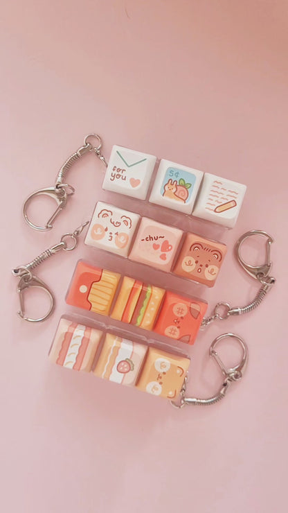 Keycap Keychains